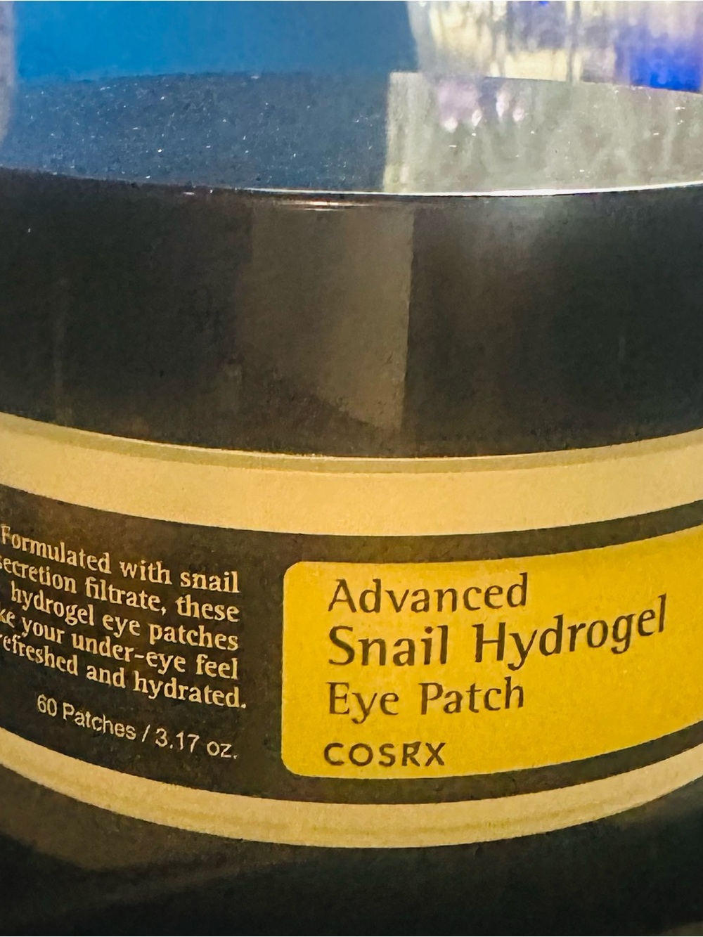 COS Yellow Advanced Snail Hydrogel Eye Patch